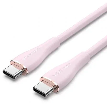 Vention Cable USB 2.0 Tipo-C a Tipo-C TAWPF 1m Rosa Vention Cable USB 2.0 Tipo-C a Tipo-C TAWPF 1m Rosa